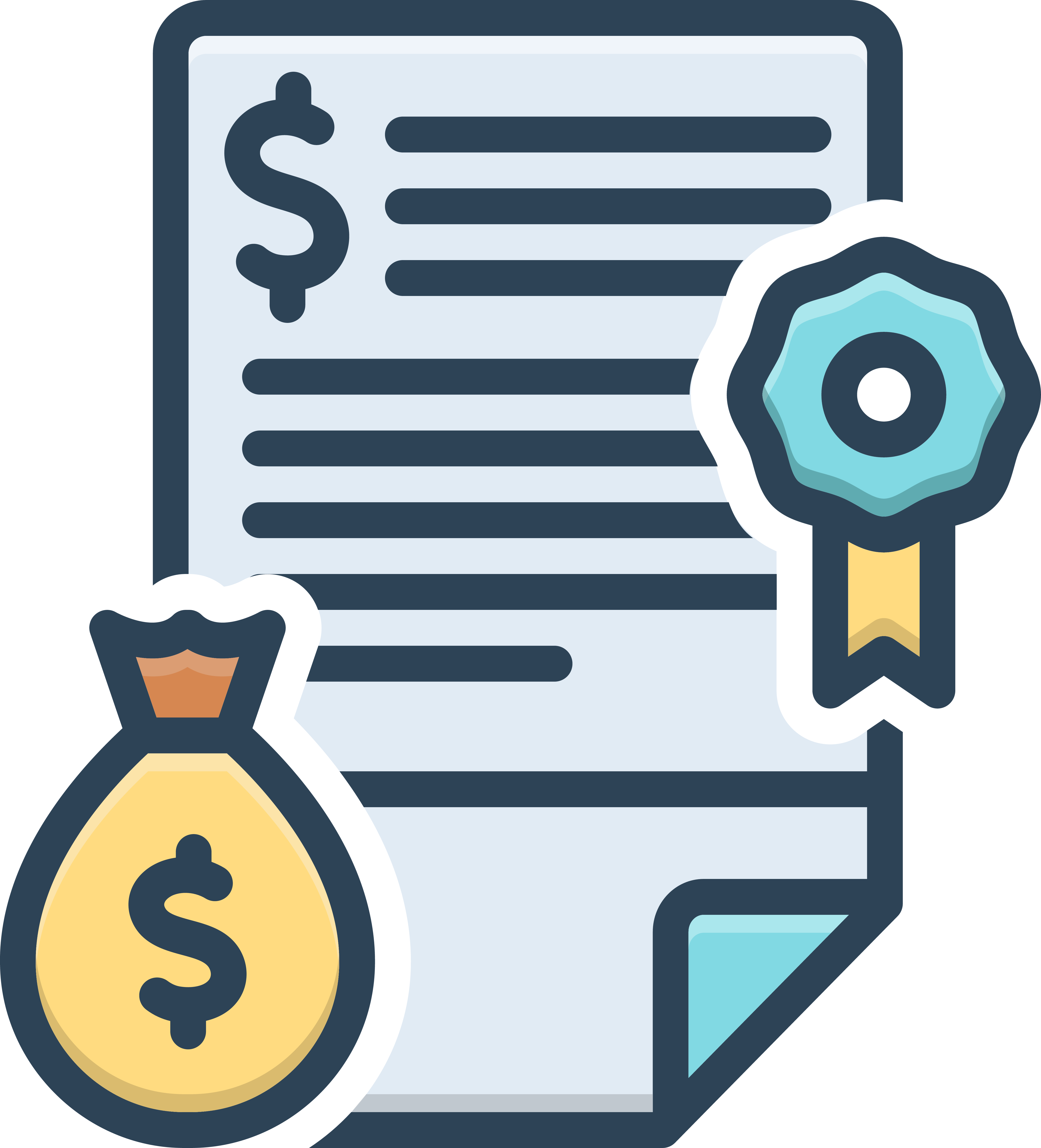 Grant and money bag icon