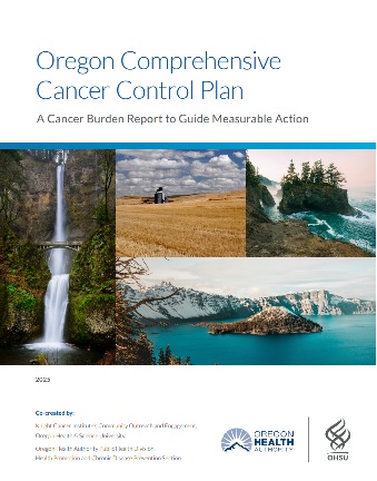 Front cover of the Oregon Cancer Plan