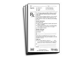 Viral Self Care Prescription Pad sample image