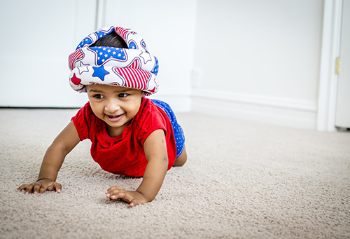 child crawling