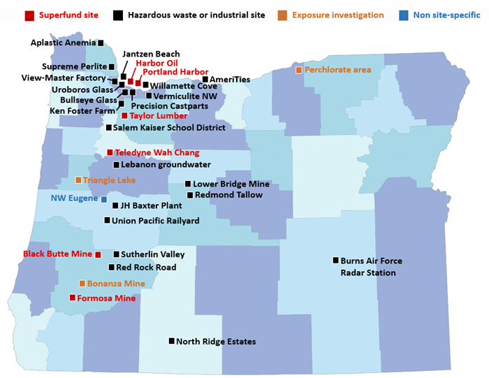 EHAP site map