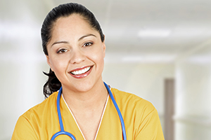 Smiling nurse