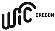 Oregon WIC logo black and white