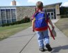 child at school