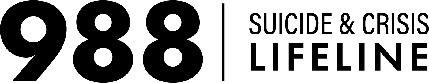 988 logo with text 988 suicide and crisis lifeline
