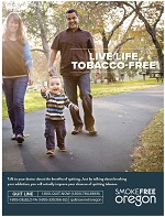 Quit Line Pregnancy Campaign Flyer - Spanish