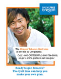 Quit Line Print Advertisement (Quarter Page)