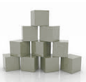 blocks stacked in pyramid