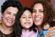 multi-racial family