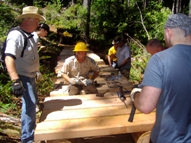 ETRA trail work party