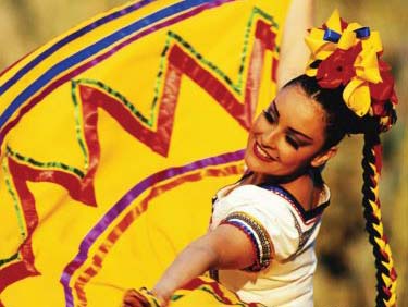 A dancer at the Fiesta Mexicana in Woodburn