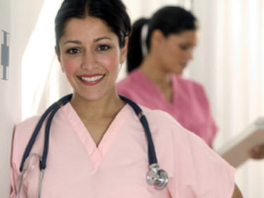Photo of smiling nurse