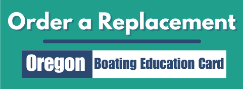 Button to the Boating Education Card replacement form
