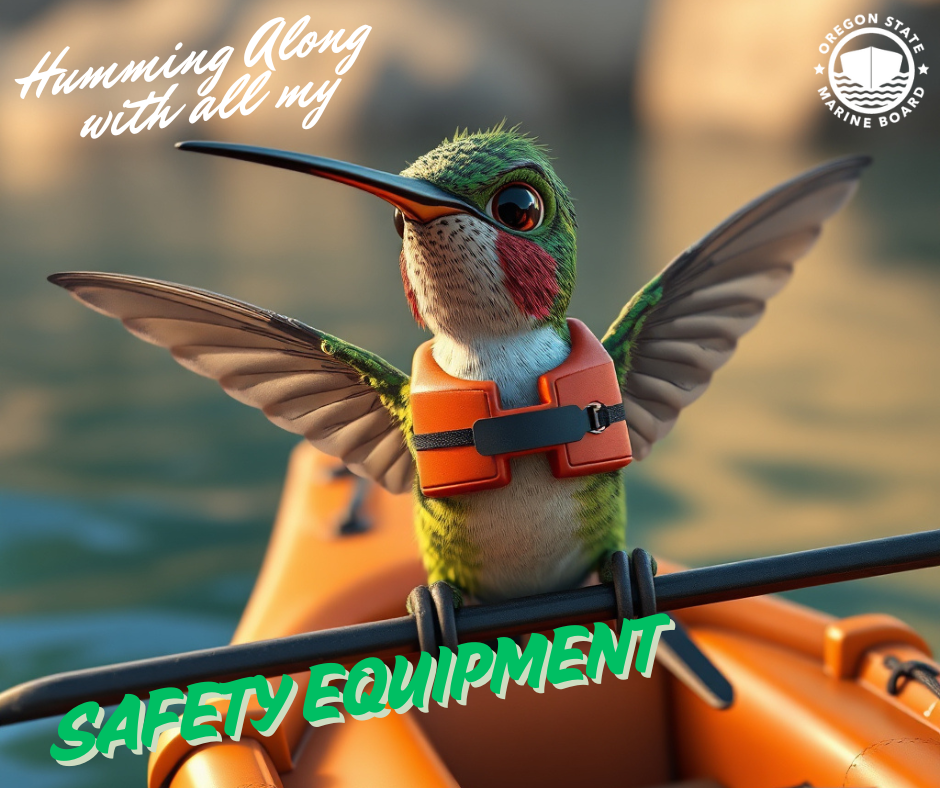 Humming along with safety equipment AI hummingbird