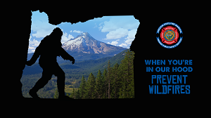 Bigfoot "When You're in our Hood" Wallpaper