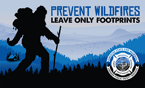 Bigfoot "Leave Only Footprints" Social Media Image