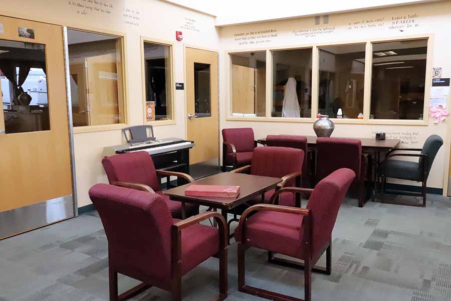 chairs in day room