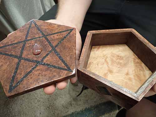 wooden box