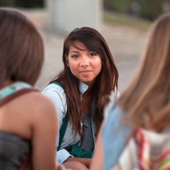 Native American teenage girl