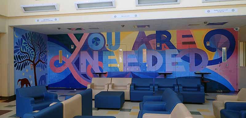 mural on wall