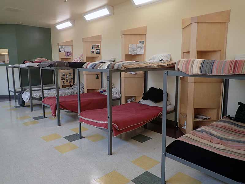 beds in sleeping room