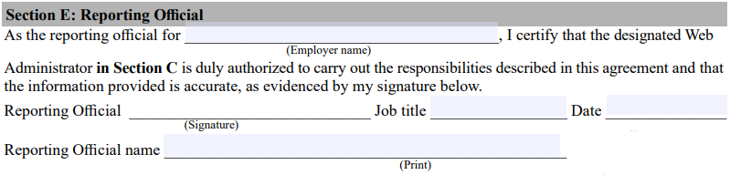 screenshot of contact info section