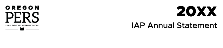 IAP Annual Statement example