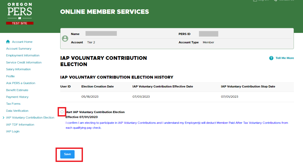 Step 4 VC Election Start Button