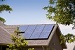 solar panels on roof