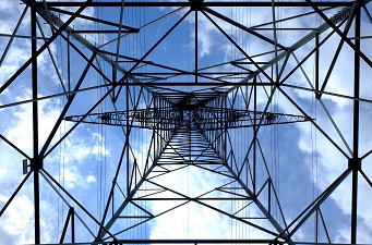 Steele electric tower photo bottom to top