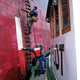 Up the pilot ladder.