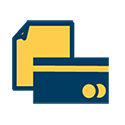 Paper and credit card