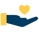 Hand holding heart