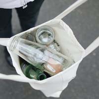 Image of a bag of cans