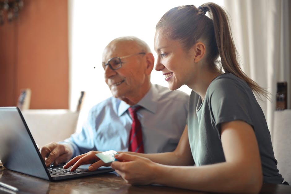 Picture of people working at a computer