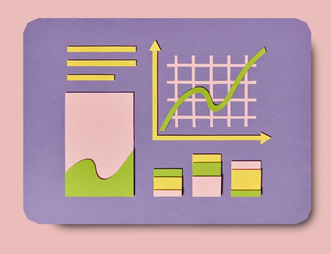 abstract picture of graphs and charts