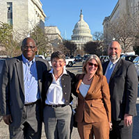 Picture of Treasurer Steiner and Treasury leadership