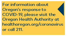 Link to OHA and COVID-19 Information