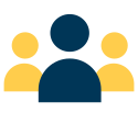 icon of three people