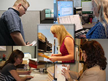 Photograph of Administrative Services division staff