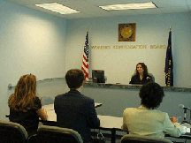 Photograph of WCB Hearing room